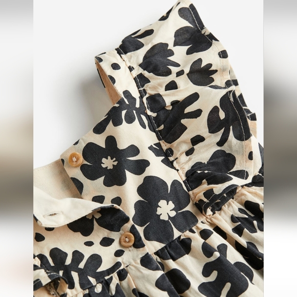 FLOUNCE-TRIMMED DRESS - Picture 2 of 8